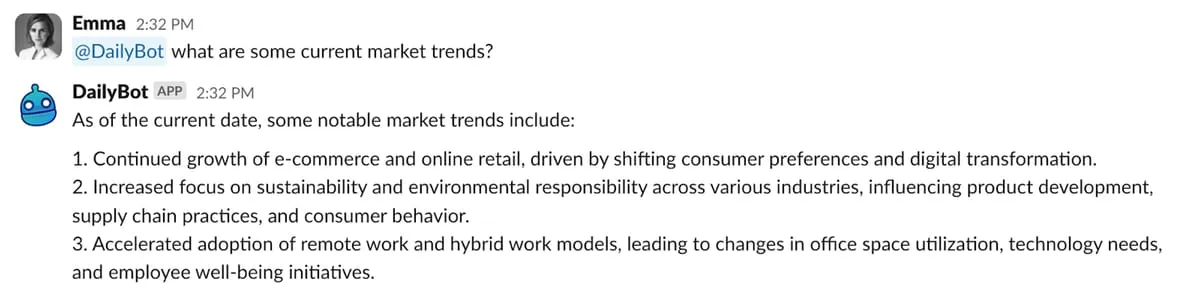 Asistente de IA de Dailybot