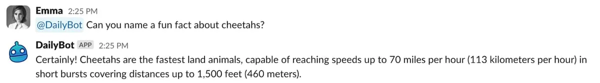 Asistente de IA en el chat