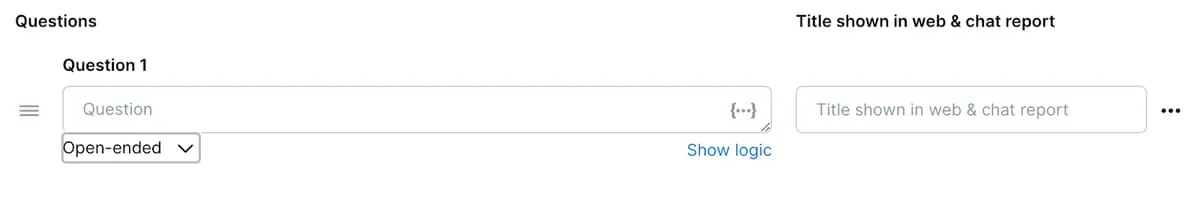 Ejemplo de pregunta abierta