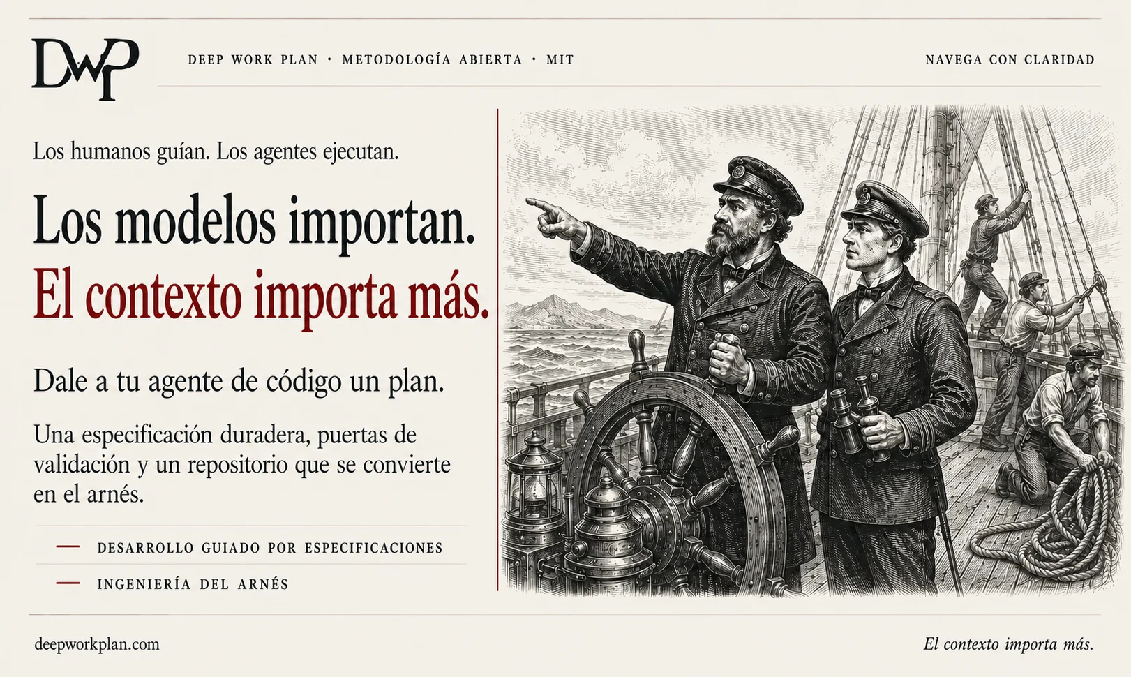 Deep Work Plan: Los modelos importan. El contexto importa más. Dale un plan a tu coding agent.