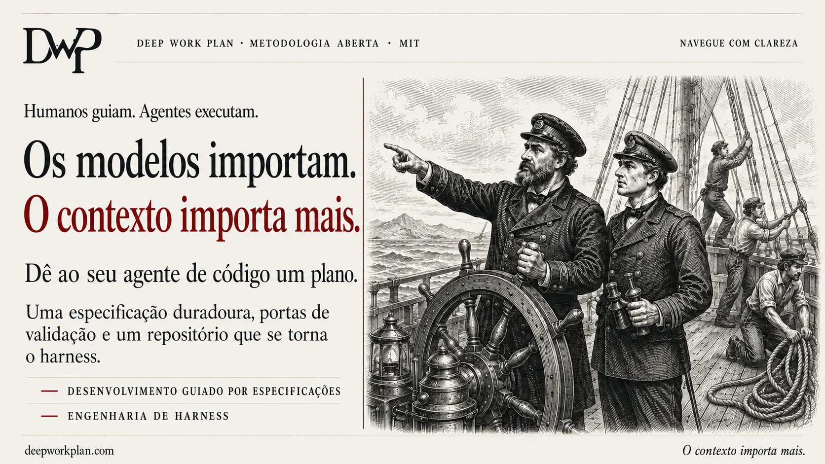 Deep Work Plan: Os modelos importam. O contexto importa mais. Dê um plano ao seu coding agent.