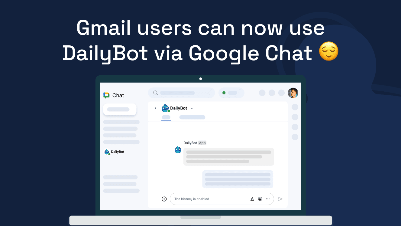 Dailybot Now Supports Gmail Accounts